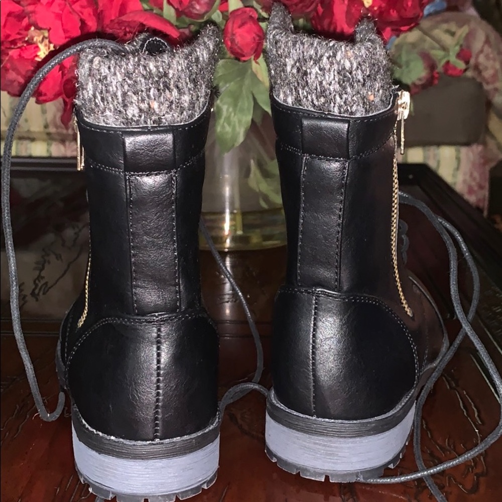 Black boots